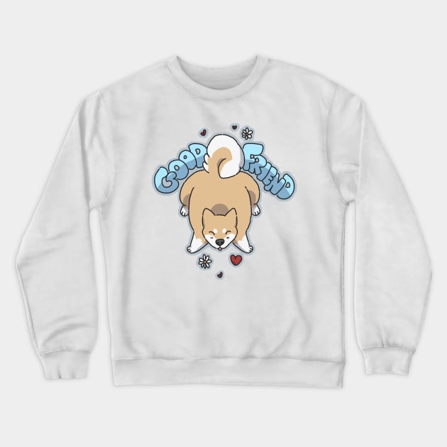 Good Friend Crewneck Sweatshirt by goccart